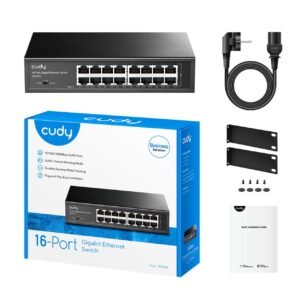 CUDY 16 PORTS GIGABIT UNMANAGED , GS1016