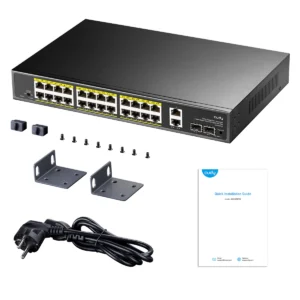 CUDY 24-GIGABIT PoE Switch , GS1026PS2